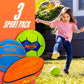 Nerf Mini Foam Sports Ball Set - Foam Football Soccer Ball Basketball Set Soft Foam