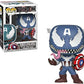Funko POP Marvel Venom - Venomized Captain America Funko Pop Vinyl Figure Bundled with