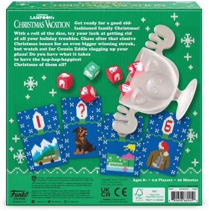 Funko National Lampoon's Christmas Vacation Party Game for 2-5 Players Ages 8 and Up