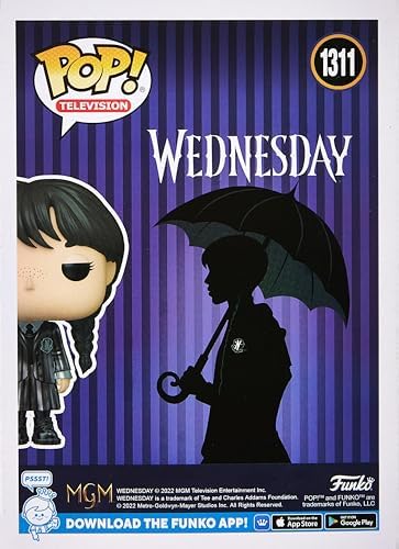 Funko Pop Wednesday Addams 1311 Metallic Hot Topic