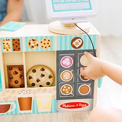 Melissa & Doug Melissa Doug Wooden Cafe Barista Coffee Shop 35 Pieces - FSC Certified