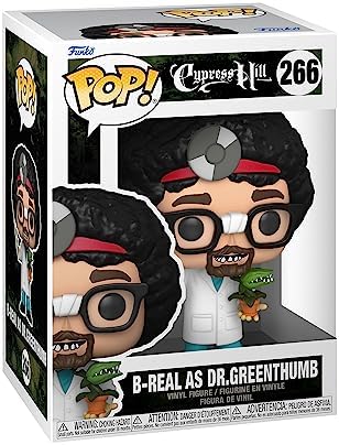 Funko Pop Rocks Cypress Hill - B Real Dr. Greenthumb