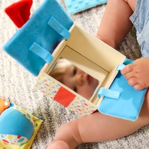 Melissa & Doug Melissa Doug Wooden Surprise Gift Box Infant Toy 5 Pieces Baby Toy Gift