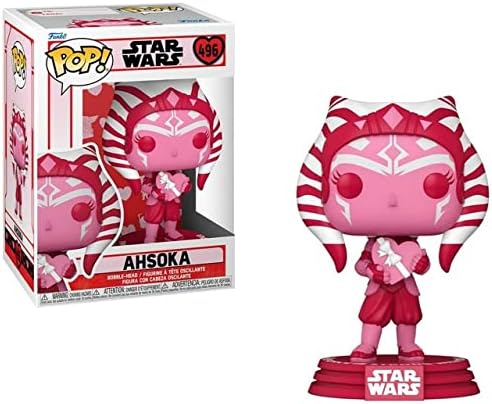 Funko POP Star Wars Valentines - Ahsoka Tano Funko Vinyl Figure Bundled with Compatible