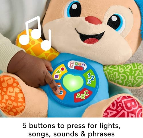 Fisher-Price Baby Toy Laugh Learn Smart Stages Puppy Musical Plush