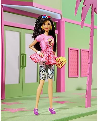 Barbie Rewind Doll with Curly Blonde Hair 1980s-inspired Prom Queen Outfit Displayable