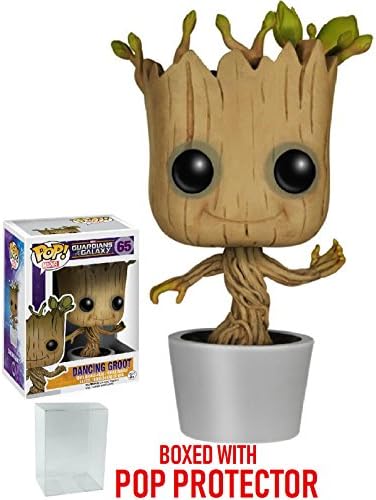 Funko POP Marvel Guardians of The Galaxy - Dancing Groot Funko Pop Vinyl Figure Bundled