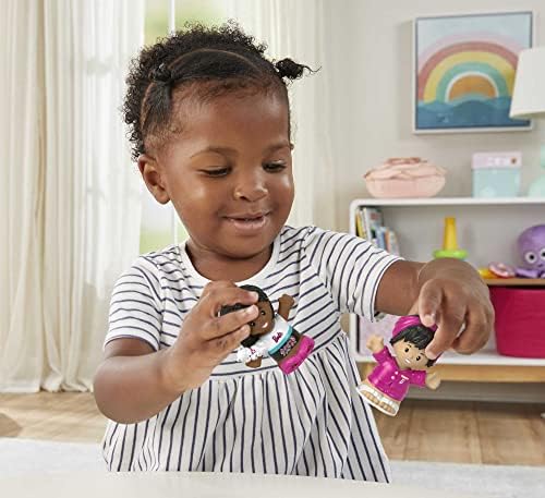 Fisher-Price Little People Toddler Barbie Sleepover Figure Set with 2 Characters for