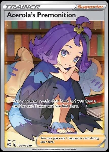 Pokemon Acerola's TG24TG30 - Brilliant Stars - Ultra Rare Pokemon Card - Full Art