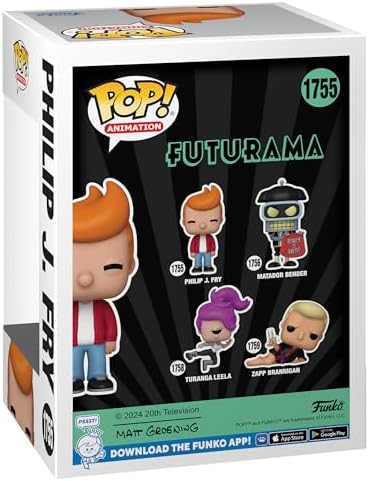 Funko POP TV Futurama - Philip J. Fry - Collectable Vinyl Figure