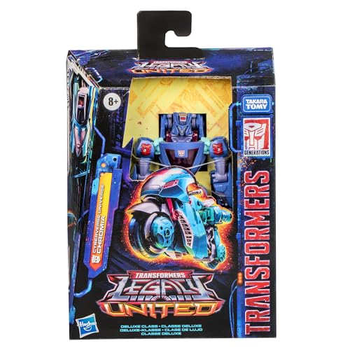 Transformers Legacy United Deluxe Class Cyberverse Universe Chromia 5.5-inch Converting