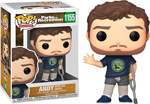 Funko Parks and Rec Andy in Leg Casts POP Vinyl