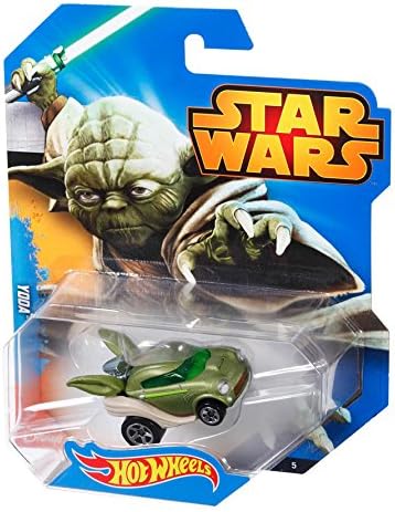 Mattel Hot Wheels Star Wars Yoda Character Car