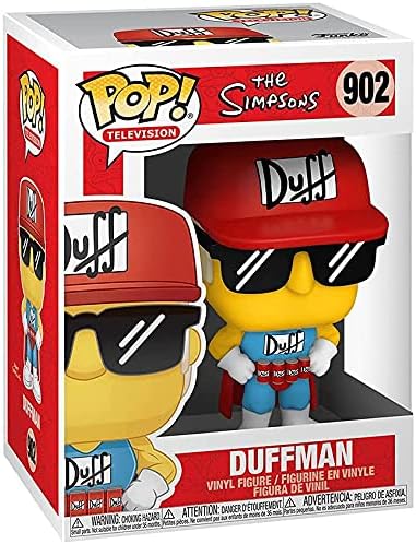 Funko POP The Simpsons - Duffman Funko Pop Vinyl Figure Bundled with Compatible Pop Box