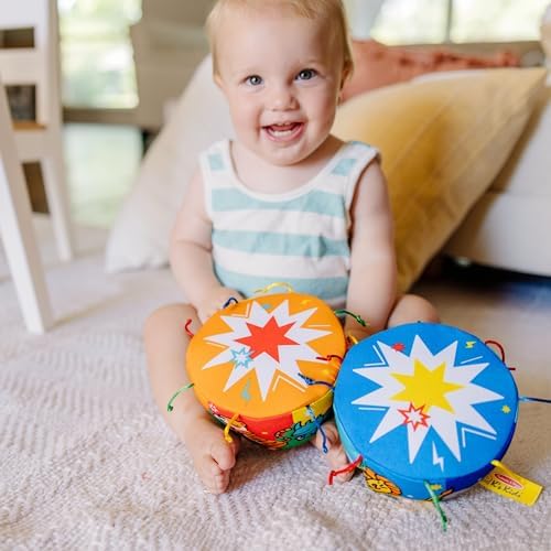 Melissa & Doug Melissa Doug K's Bongo Drums Soft Musical Instrument Multicolor 1 EA