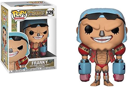 Funko POP One Piece - Franky Funko Vinyl Figure Bundled with Compatible Box Protector