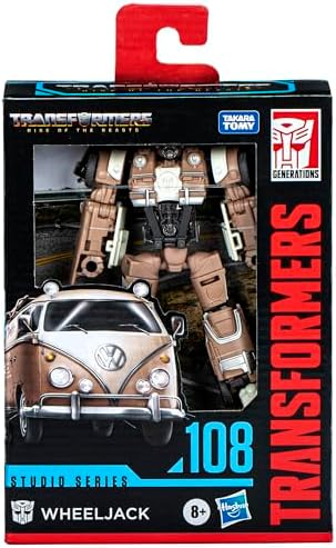 Transformers Studio Series Deluxe Rise of The Beasts 108 Wheeljack 4.5-inch Converting