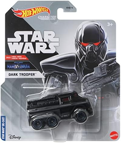 Hot Wheels Star Wars Die-cast Character Cars The Mandolorian Series Dark Trooper