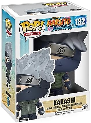 Funko POP Anime Naruto Shippuden Kakashi Toy Figure Gray
