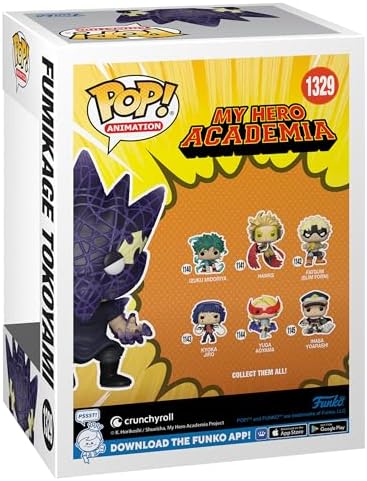 Funko Pop Animation My Hero Academia - Fumikage Tokoyami Multicolor Vinyl Figure 1329