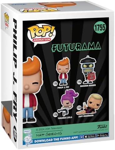 Funko POP TV Futurama - Philip J. Fry - Collectable Vinyl Figure