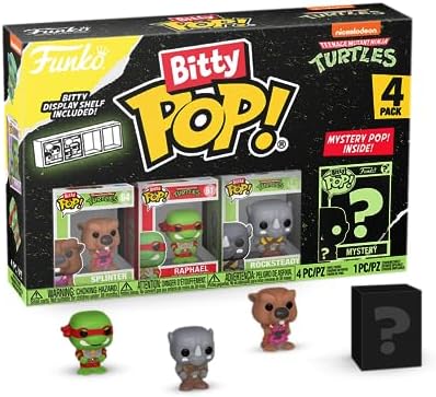 Funko Bitty POP Teenage Mutant Ninja Turtles TMNT - Splinter 4-Pack - Splinter Raphael