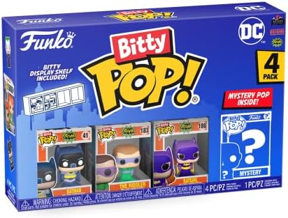 Funko Bitty POP DC - Batgirl 4-Pack - Batman Batgirl The Riddler and A Surprise Mystery