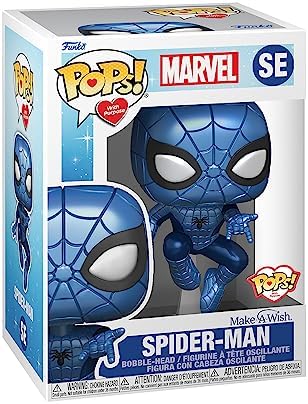 Funko Pop Marvel Make A Wish - Spider-Man Metallic