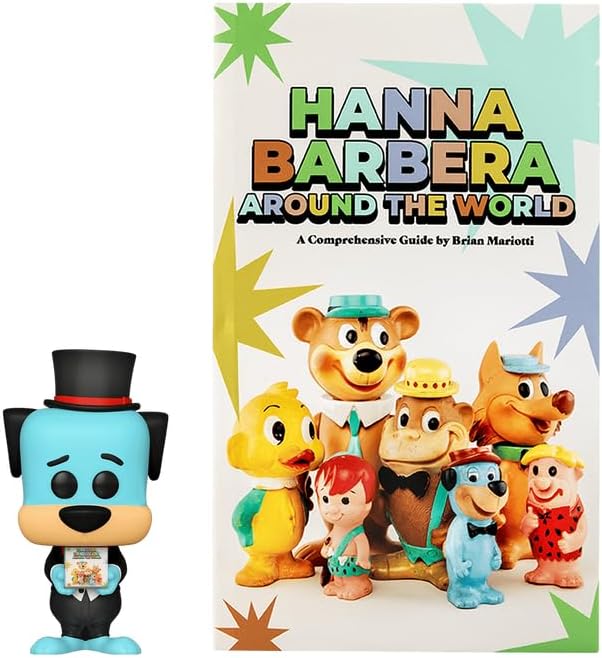 Funko Pop Animation Hanna-Barbera Around The World Book and Huckleberry Hound Figure