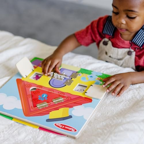 Melissa & Doug Melissa Doug Blue's Clues You Wooden Activity Board with Clue Cards - FSC