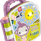 Fisher-Price Baby Toy Purple Monkey Musical Storybook with Lights Sounds for Infants