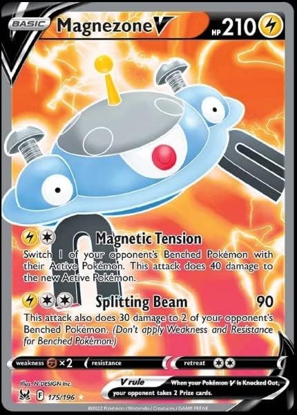 Pokemon - Magnezone V - 175196 Lost Origin Full Art Card