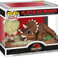 Funko Dr. Sattler Funko Jurassic Park POP Moment Vinyl Figurine with Triceratops 9 cm