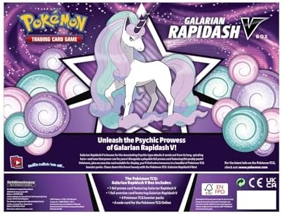 Pokemon TCG Galarian Rapidash V Box