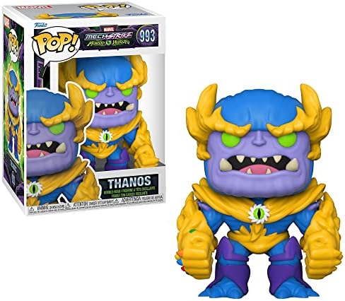 Funko Pop Marvel Mech Strike Monster Hunters Collectors Set - 3 Figure Set Loki Thanos