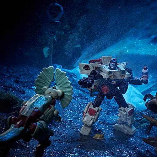 Transformers Collaborative Jurassic Park x Dilophocon Autobot JP12 Action Figures for