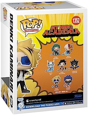 Funko POP Animation MHA - Denki Kaminari - Glow in The Dark - My Hero Academia - Collectable Vinyl Figure