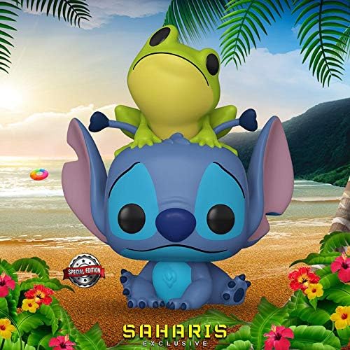 Funko pop Lilo and Stitch Stitch with Frog