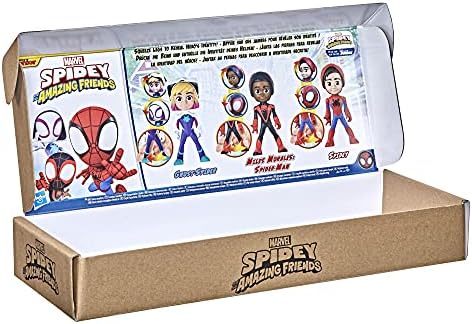 Hasbro Spidey and his Amazing Friends Marvel Hero Reveal Multipack with Mask-Flip Feature