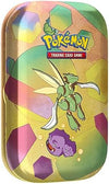 Pokemon TCG Scarlet Violet-151 Mini Tin - Scyther and Weezing 2 Booster Packs 1 Coin 1