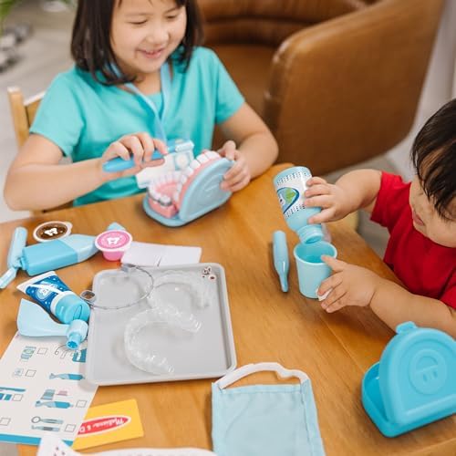 Melissa & Doug Melissa Doug Super Smile Dentist Kit With of Teeth And Dental 25 Toy