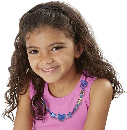Melissa & Doug Melissa Doug Wooden 'Butterfly Friends' Bead Accessory Creation Set Free