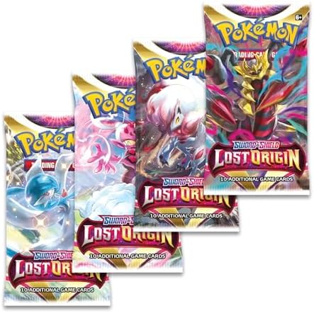 POKEMON TCG Sword and Shield Lost Origin Build and Battle Box