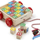 Melissa & Doug Melissa Dougi Classic ABC 30-Piece Wooden Block Cart 1 Theme Compatible MD