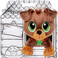 Little Tikes Rescue Tales Adoptable Pet Rottweiler Interactive Plush Pet Toy Multicolor