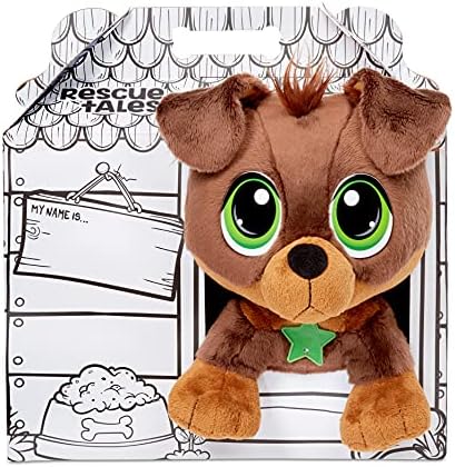 Little Tikes Rescue Tales Adoptable Pet Rottweiler Interactive Plush Pet Toy Multicolor