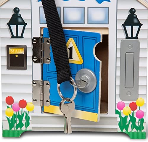 Melissa & Doug Melissa Doug Take-Along Wooden Doorbell Doll