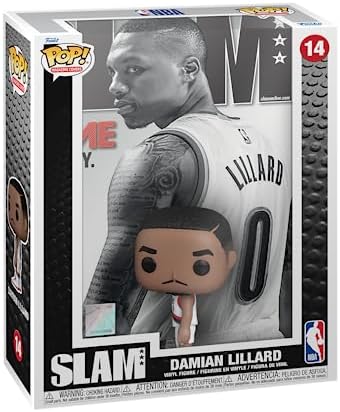 Funko POP NBA Cover SLAM - Damian Lillard - Collectable Vinyl Figure