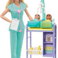 Barbie Careers Playset Baby Doctor Set with Blonde Fashion Doll 2 Baby Dolls Furniture