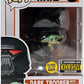 Funko POP Star Wars The Mandalorian - Dark Trooper Holding Grogu The Child